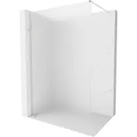 Mexen Kioto-X Douchewand Walk-in 50 x 200 , ijzel 10 mm, geborsteld nikkel - 800-050-101-97-30-X