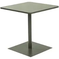 Sweeek - Vierkante bistro tuintafel staal 2 plaatsen 70cm - orea