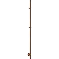 Boss & Wessing Elektrische staafhanddoekradiator bws cyrus 60 watt 150 cm geborsteld brons koper pvd