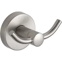 Mexen Remo dubbele handdoekhaak, geborsteld nikkel - 70507352-97