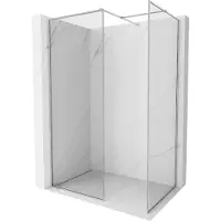 Mexen Kioto-F douchewand Walk-in met frame 150 x 70 , transparant 8 mm, chroom - 800-150-202-04-00-070