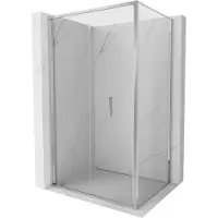 Mexen Exo inklapbare douchecabine 110 x 100 , transparant, chroom - 816-110-100-01-00