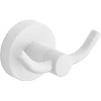 Mexen Remo dubbele handdoekhaak, wit - 70507352-20