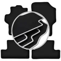 Carlux -SILVER automatten voor: Peugeot 1007 minivan (2004-2009)