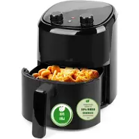 Aura Mini airfryer - Airfryer - Airfryer klein - Zwart - 28cm x 22cm x 29cm;2.3 kg