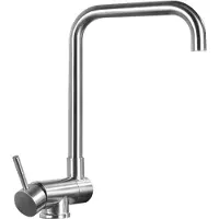 Mexen Madox keukenraamkraan, inox - 672000-00
