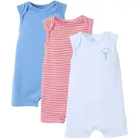 Zippy 3107111401 Playsuit 3 Eenheden Rood,Blauw 6-9 Months Jongens