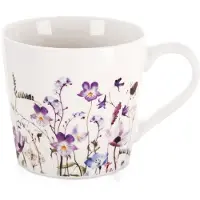 Orion Mok Porselein Bloemen LOUKA 430 ml - Koffiemok - Theebeker - Koffie - Beker