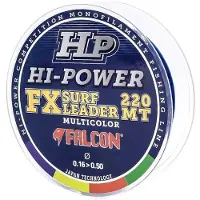 Falcon Fx Surfcasting 220 M Taps Toelopende Onderlijn Transparant 0.160-0.500 mm