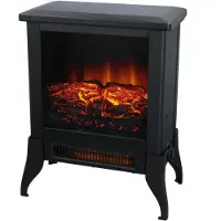 Aura Sfeerhaard Elektrisch - Sfeerhaarden - Sfeerhaard Met Schouw - Zwart - 46cm x 23cm x 38cm; 4.8 kg