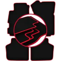 Carlux -RED automatten voor: Honda Legend II sedan (1991-1996)