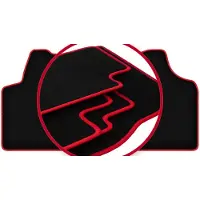 Carlux -RED automatten voor: Toyota ProAce I bestelwagen (2013-2016)