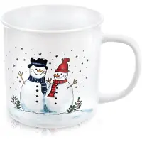 Orion Mok Keramiek Sneeuwpop 470 ml - Koffiemok - Theebeker - Koffie - Beker