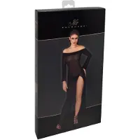 Noir. Noir Jurk Long M