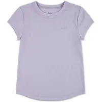 Abercrombie & Fitch T-shirt lila rib gebreid Paars Meisjes Stretchkatoen Ronde hals - maat 122-128