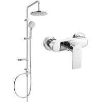 Mexen Carl opbouw douche set met regendouche en doucheset Royo, chroom - 72240240-00