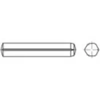 Toolcraft TO-5378478 Cilindrische kerfstift 3 mm RVS A1 100 stuk(s)