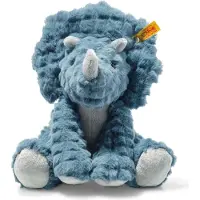 Steiff Knuffel - 28 cm. - Soft Knuffelig Friends Dixie Tricerato - - OneSize - Knuffels