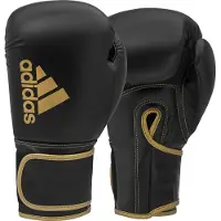 Adidas Bokshandschoenen Hybrid 80 - Zwart/Goud - 14 oz