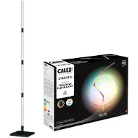 Calex Slimme LED Vloerlamp - Multifunctionele WiFi Hoeklamp - Staande Lamp - Sfeerverlichting - RGB en Wit Licht - App