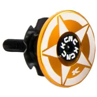 Kcnc Star Headset Cap Kit Ii 1 1/8 Spider Oranje,Zwart 1 1/8´´