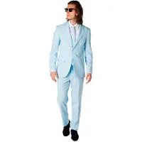 Opposuits Cool Blue Kostuum | Lichtblauw | Maat 54