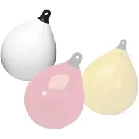 PLASTIMO Spherical Fender With Black Eye Geel,Wit,Grijs 350 x 350 x 480 mm