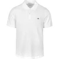 Gant Shield Piqué Poloshirt Wit