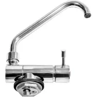Elettrogas Aravon Chromed Brass Water Tap 14 Mm Zilver
