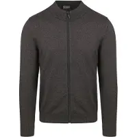 No-excess Gebreid vest antraciet