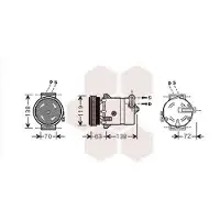 VAN WEZEL 1700K334 Aircopomp