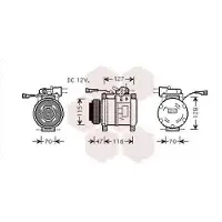 VAN WEZEL 2800K076 Aircopomp