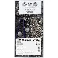 Prym Jersey drukknopen multipac, zilver Ø10mm