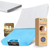 Arensberger matras 90x200 cm - LINA Gel-Schuim - NANOCELL Gel-Schuim H3 Stevigheid - Matras 90cm x 200cm x 11cm – Ademend – Afneembare Hoes 240 g/m² – Wasbaar tot 60 °C – Roll Matras Comfort Matras