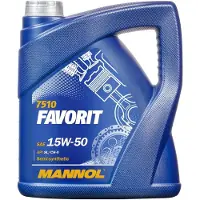 Mannol Motorolie FAVORIT 15W50 4L