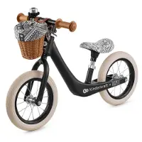 Kinderkraft RAPID 2 Loopfiets - Voor Kinderen vanaf 2 Jaar - Verstelbaar Zadel, Licht Magnesium Frame, Lekvrije EVA-banden - Zwart