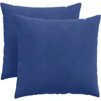 vidaXL Zitkussens 2 pcs Politieblauw 50 x 50 cm Corduroy stof