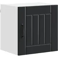 vidaXL Wandkast LUCCA Zwart 40 x 31 x 40 cm Bewerkt hout