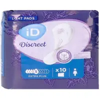 Ontex iD iD Discreet Light Pads Extra Plus - 20 pakken van 10 stuks