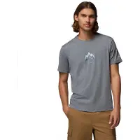 Columbia Parsons Point Graphic T-shirt Met Korte Mouwen Grijs M Man