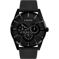 s.Oliver Analoog horloge zwart