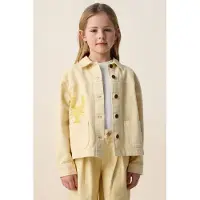 Sissy-Boy Lichtgeel jack met embroidery | Maat: 134-140