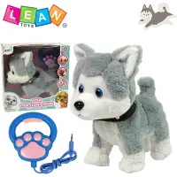 Lean Toys Interactieve Hondje Husky - Speelgoed dat kan lopen en blaffen