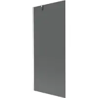 Mexen Next badwand scherm 1-delig 80 x 150 , grafiet, chroom - 895-080-000-00-40-01