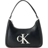 Calvin Klein Schoudertas zwart / wit