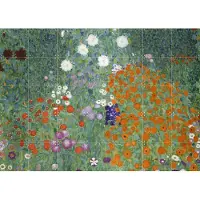 IXXI Flower Garden, Gustav Klimt & Bridgeman Images - 140 x 100 cm - Gratis ophangtool - Grote wanddecoratie en posters - Kleurrijk, Klassiek,