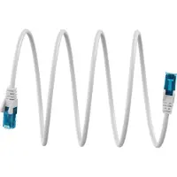 Goobay UTP CAT6a flexibele netwerkkabel | TPE LSZH | wit | 30 meter