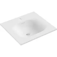 Mexen Vela ingebouwde wastafel in het blad 51 x 46,5 cm, wit mat - 25235001