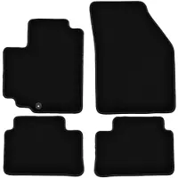 Basic zwarte veloursmatten voor: Nissan Pixo hatchback (2008-2013)
