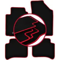 Carlux -RED automatten voor: Toyota Yaris I 5-deurs (1999-2005)